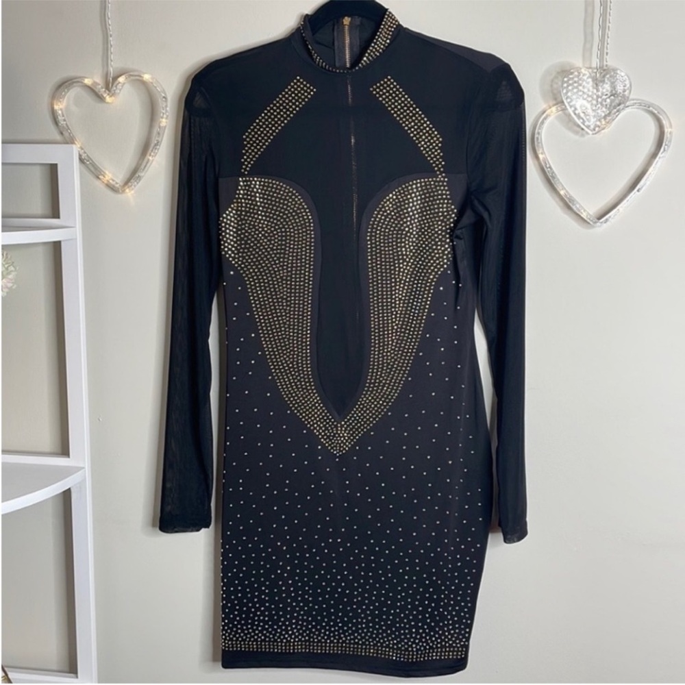 Women’s Sexy Hot Drilling Process Party Club Night Dress
